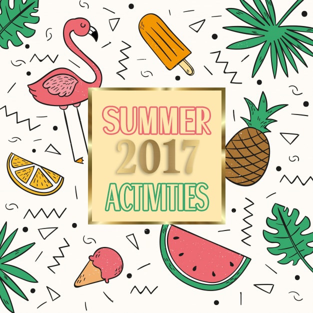 Graphic Reading "Summer 2017 Activities"